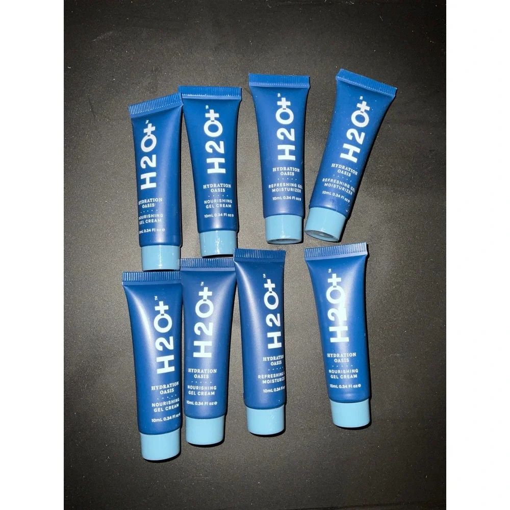 H2O+ Hydration Oasis Gel Moisturizer & Nourishing Gel Cream 8 Piece Travel Set